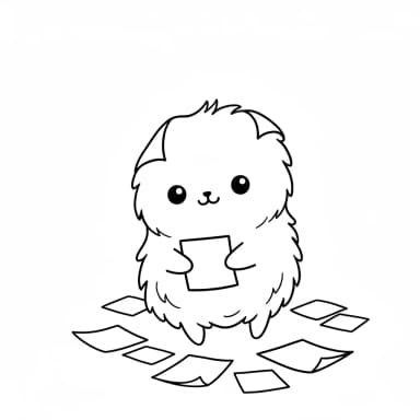 Nokos collecting papers
