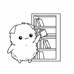 Nokos organizing bookshelf